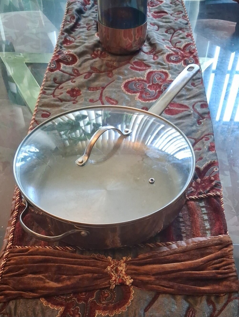 TOOLS OF THE TRADE PAN w/GLASS LID